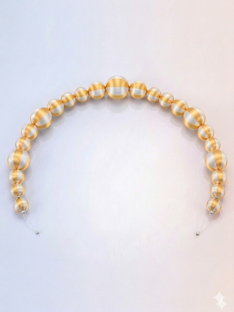 Aurora Series: Handmade Silk Thread Ball Garland