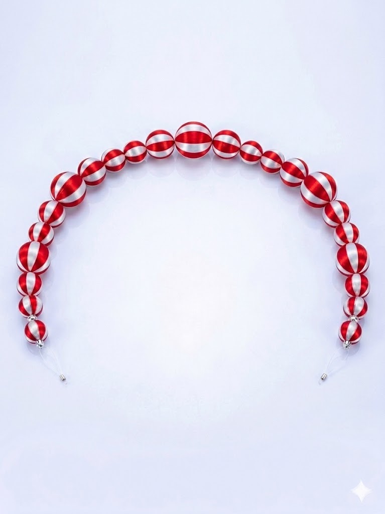 Aurora Series: Handmade Silk Thread Ball Garland
