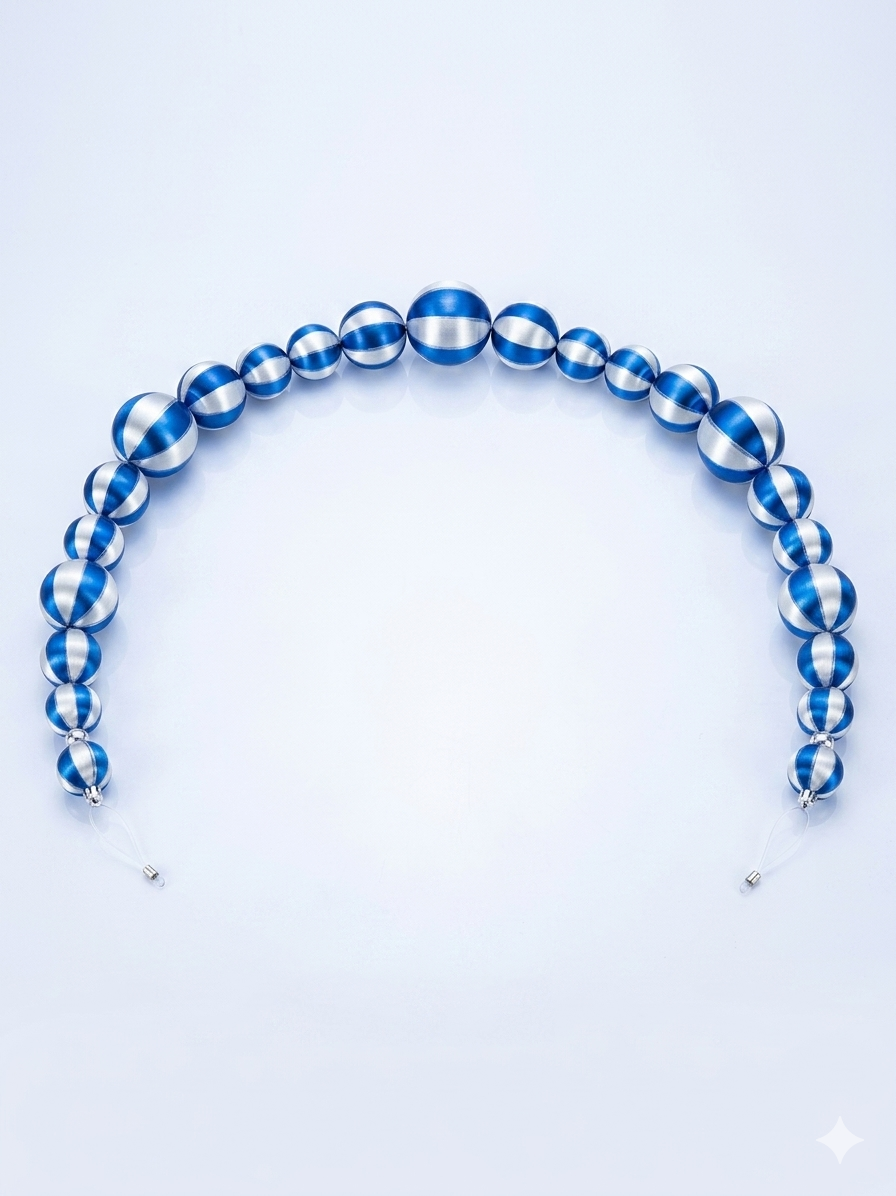 Aurora Series: Handmade Silk Thread Ball Garland