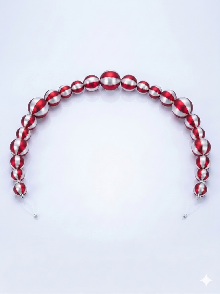 Aurora Series: Handmade Silk Thread Ball Garland
